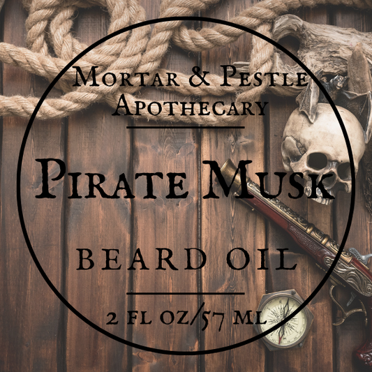 Pirate Musk Beard Oil - 2oz